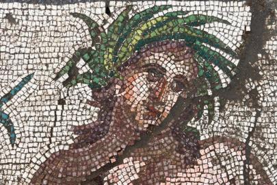 Aspendos'ta 3. yüzyıla ait Genç Eurymedon tasviri bulundu