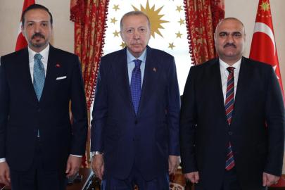 Cumhurbaşkanı Erdoğan, Kerkük Valisi Ağa'yı kabul etti