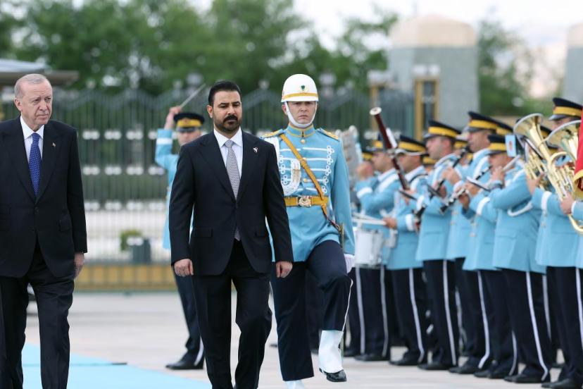 Cumhurbaşkanı Erdoğan, Irak Başbakanı Zeydi'yi resmi törenle karşıladı