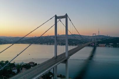 15 Temmuz Şehitler Köprüsü'nde dizi çekimi. 3 gece trafiğe kapacak