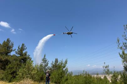 Bursa'da çıkan orman yangını büyümeden söndürüldü