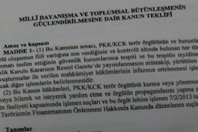 Çerçeve yasa için ilk onay. Komisyondan geçen süreç yasasında hangi maddeler var?