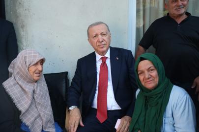 Cumhurbaşkanı Erdoğan'dan komşularına ziyaret